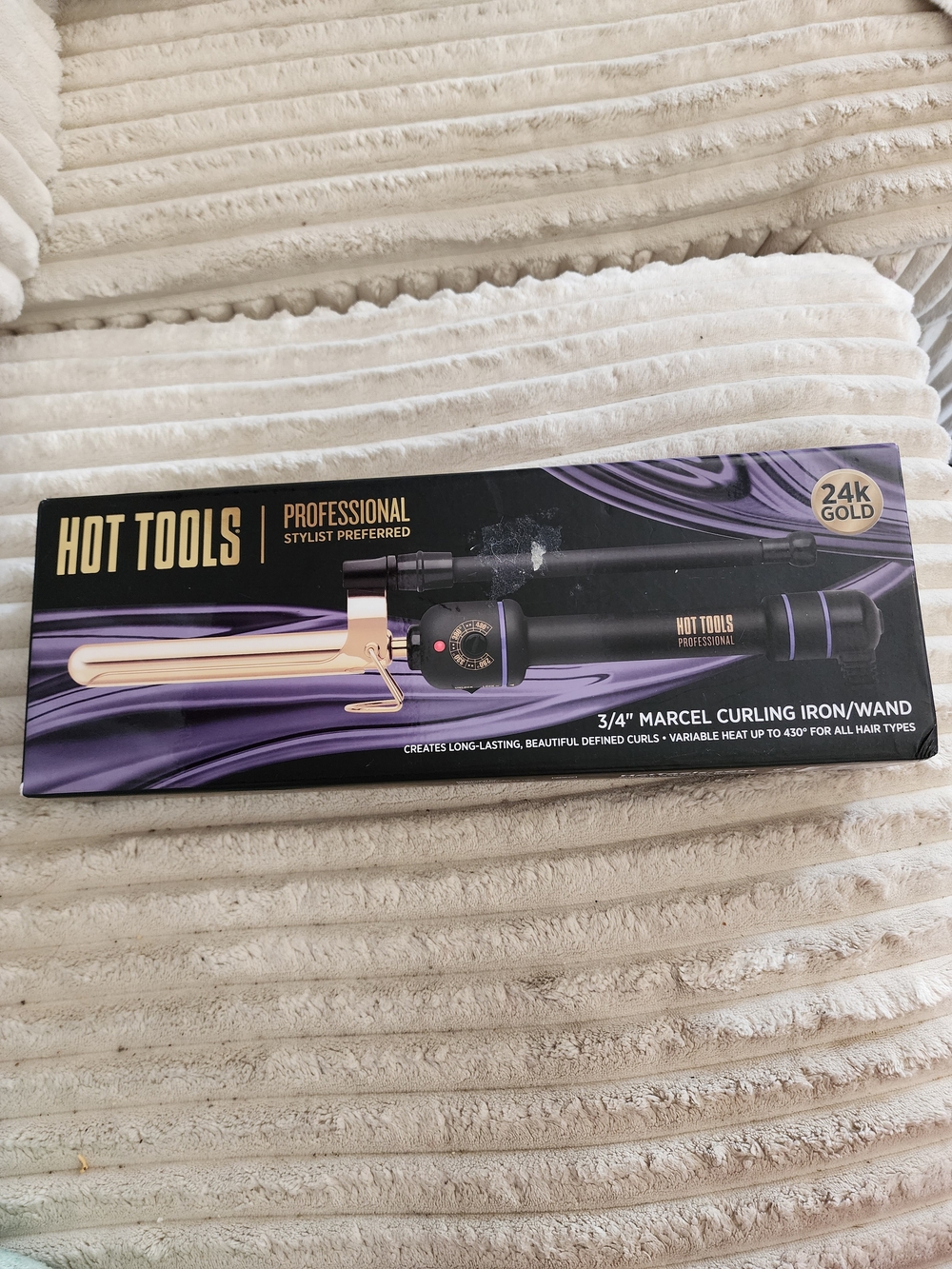 Hot Tools Professional 1.25" Curling Iron - Gold & Purple